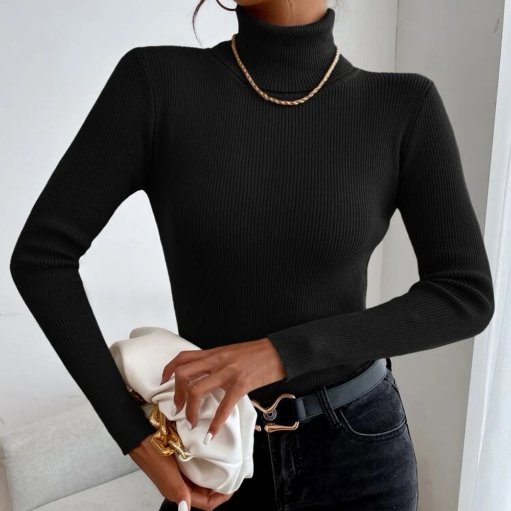 Black Turtleneck